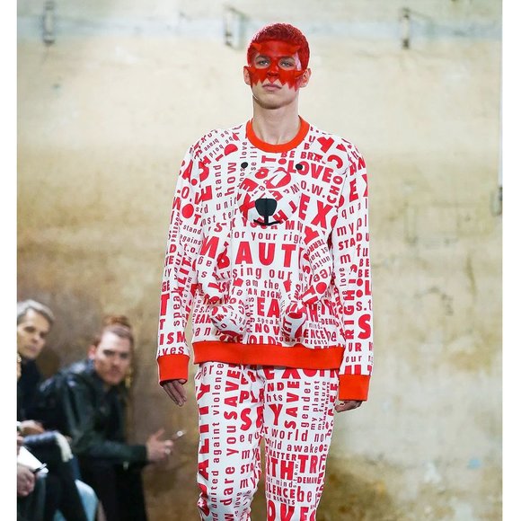 WALTER VAN BEIRENDONCK WORDS TEE F/W 20  W:AR - Picture 3 of 9